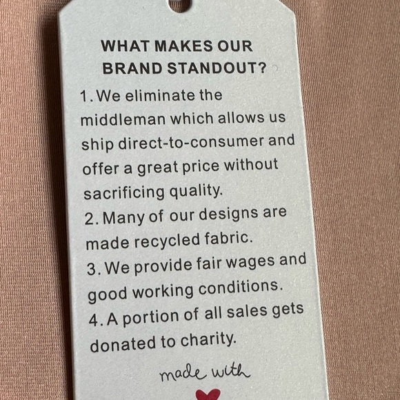 Clothes Mentor No Tag Peach Satin Sheer Wrap Look NWT. Sz XL Pleated In Front. - Picture 10 of 14